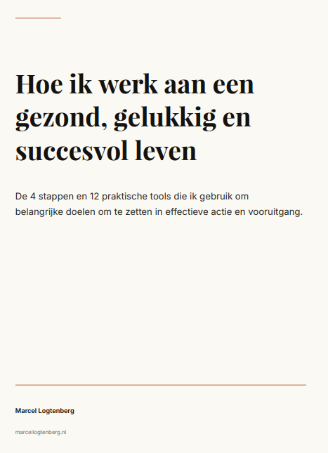 Cover van de Gratis Gids Hoe ik werk aan een gezond, gelukkig en succesvol leven